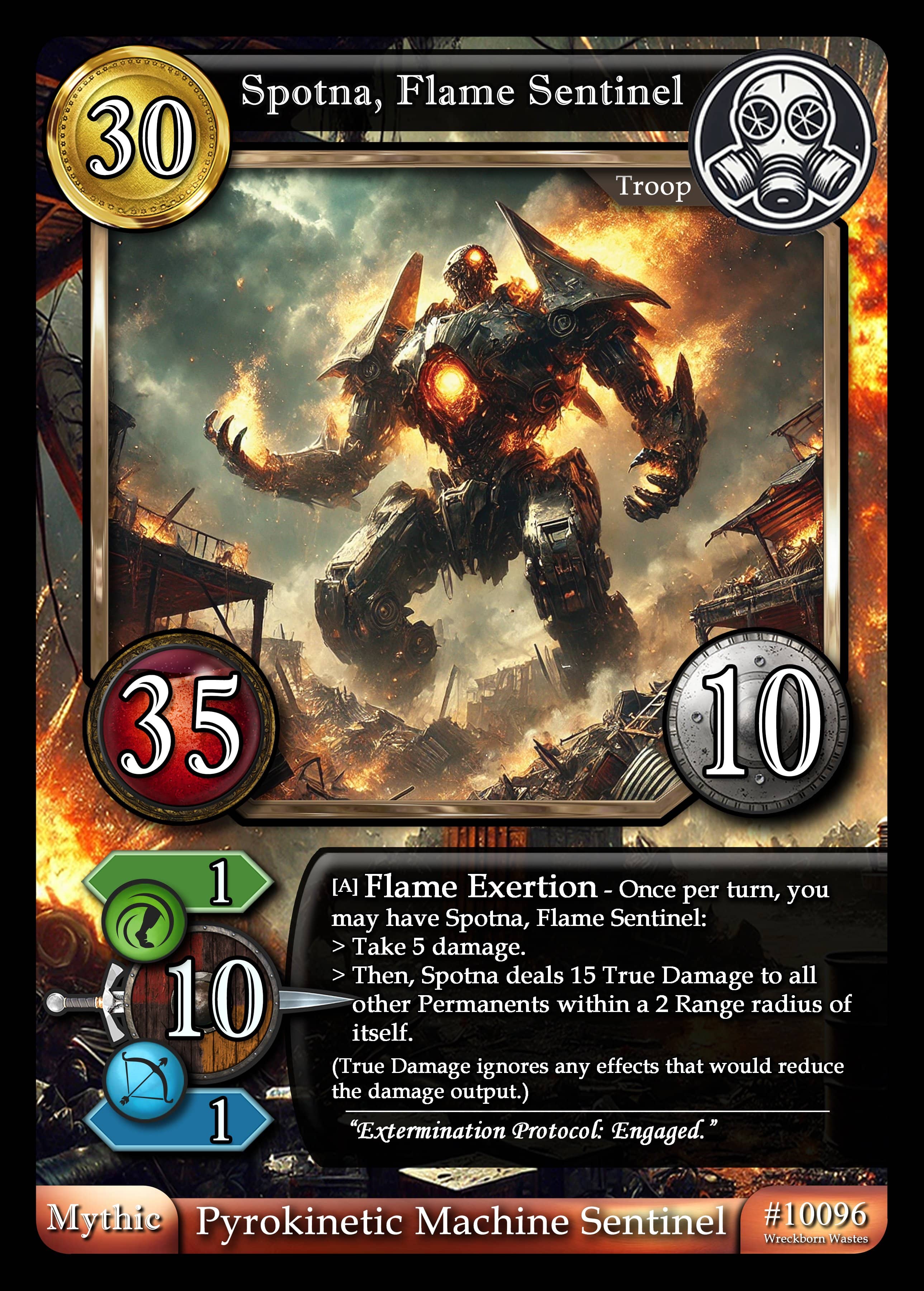 Spotna, Flame Sentinel